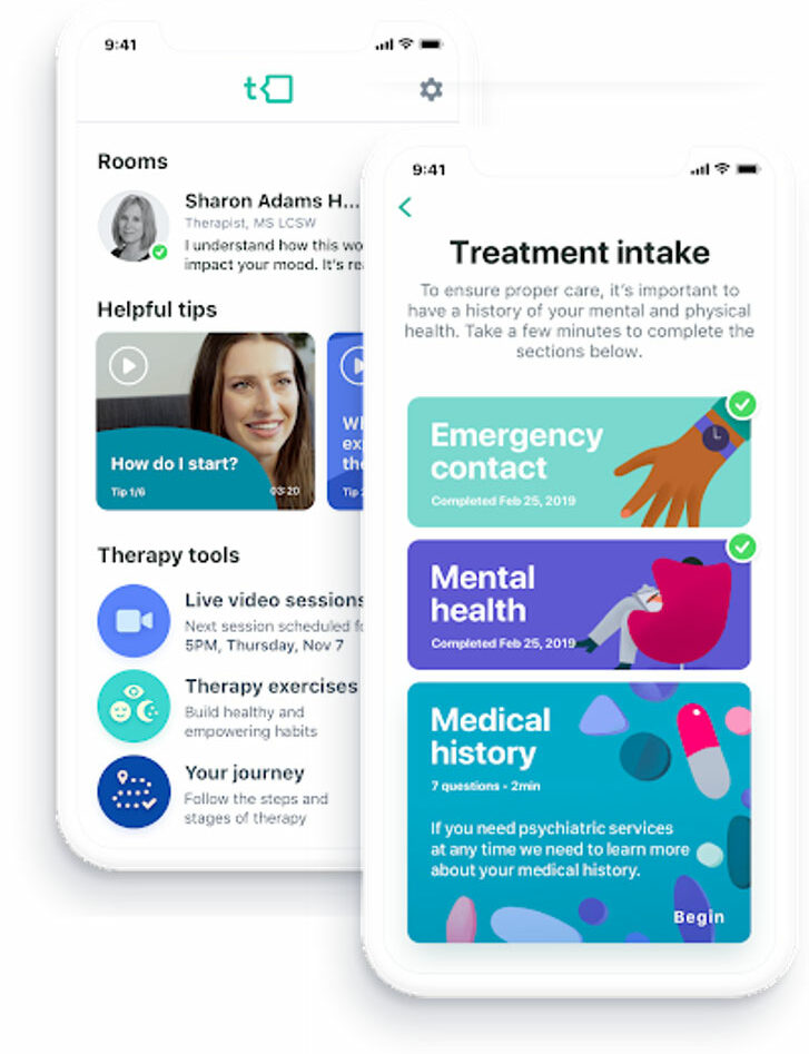 talkspace app treatment intake